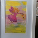 Misty Fairy Framed Print