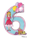 A6GB Girl with Balloons